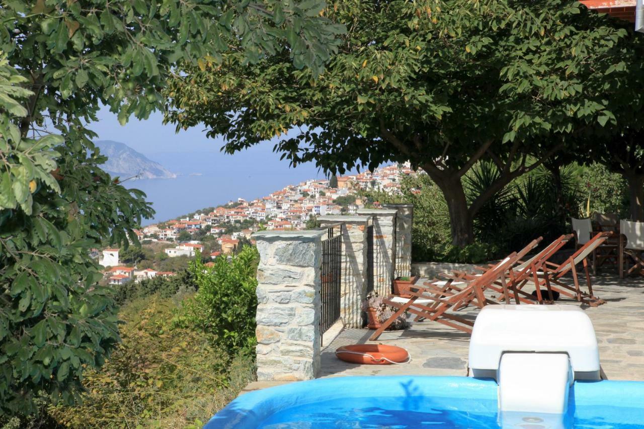 Villa Maria O Città di Skopelos Esterno foto